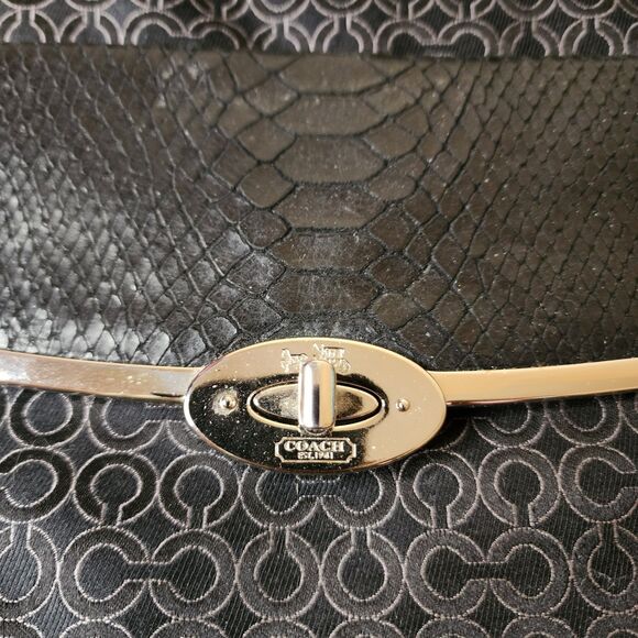 Coach Handbag Madison OP Art Pearlescent Signature Large K1373-27906 - Picture 5 of 14